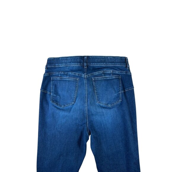 Torrid Jeans Bombshell Skinny Super Soft Dark Blue Women's Sz 18R Stretch - Picture 9 of 9